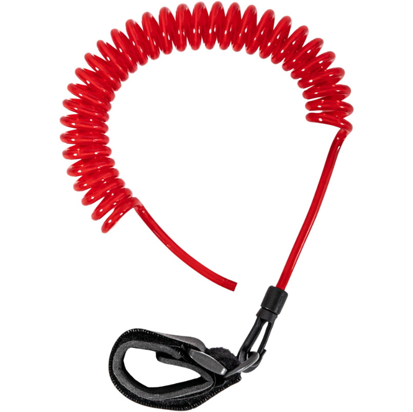 2025 Jobe SUP Paddle Leash Coil 480021003 - Red / Black